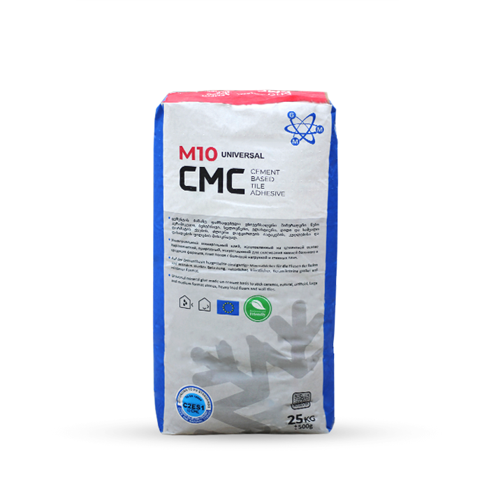 CMC M10 უნივერსალი 25კგ — წებოცემენტი